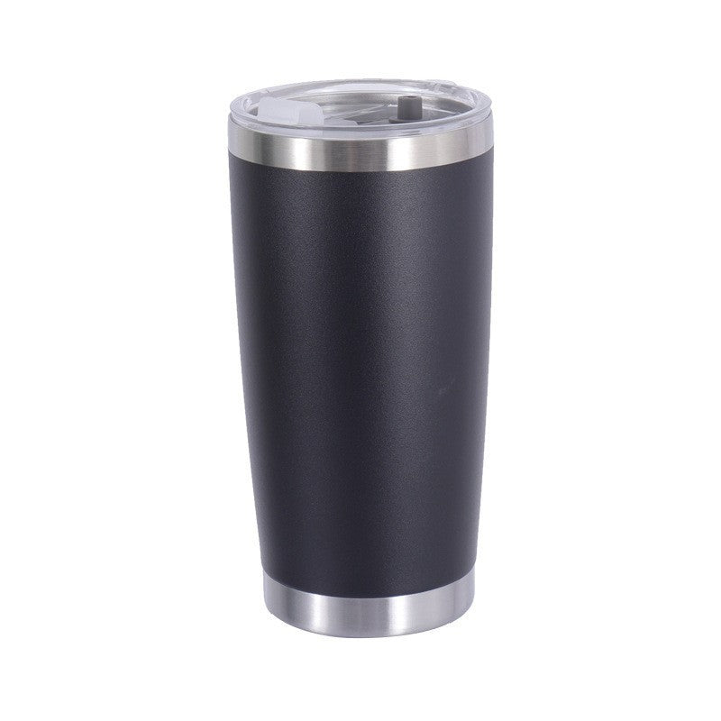 Isolierbecher aus Edelstahl, 20 oz, mit Drehverschluss