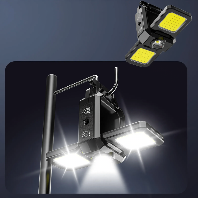 Aufladbare LED-Taschenlampe, 800 mAh