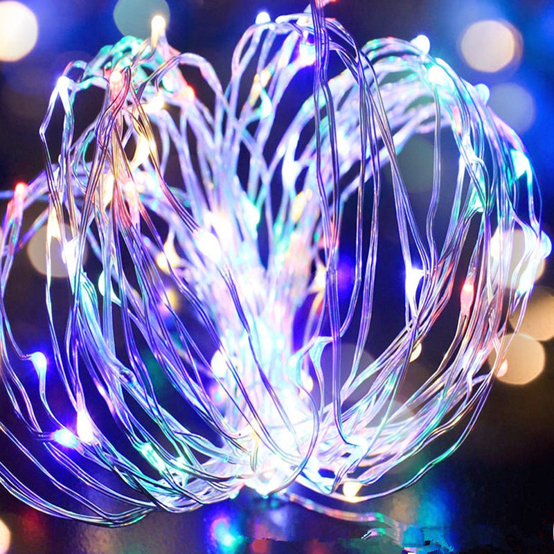 LED-Lichterkette mit Knopfzellenbatterie, 1–3 m