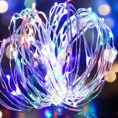 LED-Lichterkette mit Knopfzellenbatterie, 1–3 m