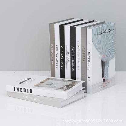 Dekoratives Kunstbuch, nordisch-minimalistisch