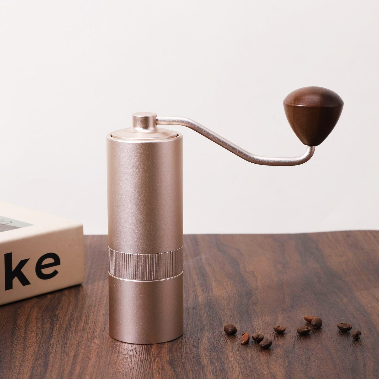 Handkaffeemühle mit Stahlkern, Luxus-Design