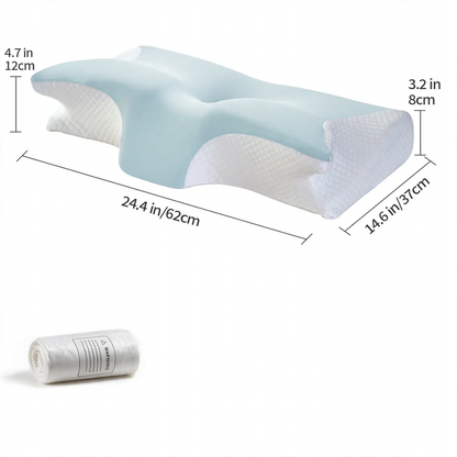 Nackenkissen aus Memory-Foam, Schmetterlingsform