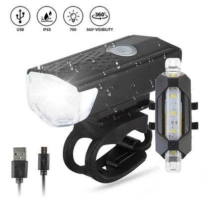 USB-Fahrradbeleuchtung vorne