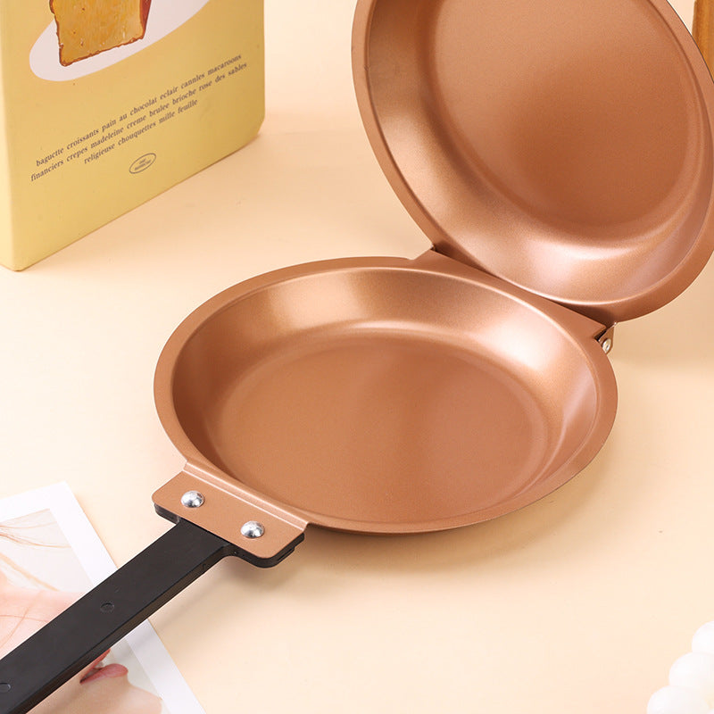 Doppelseitige Pfanne zum Braten und Wenden