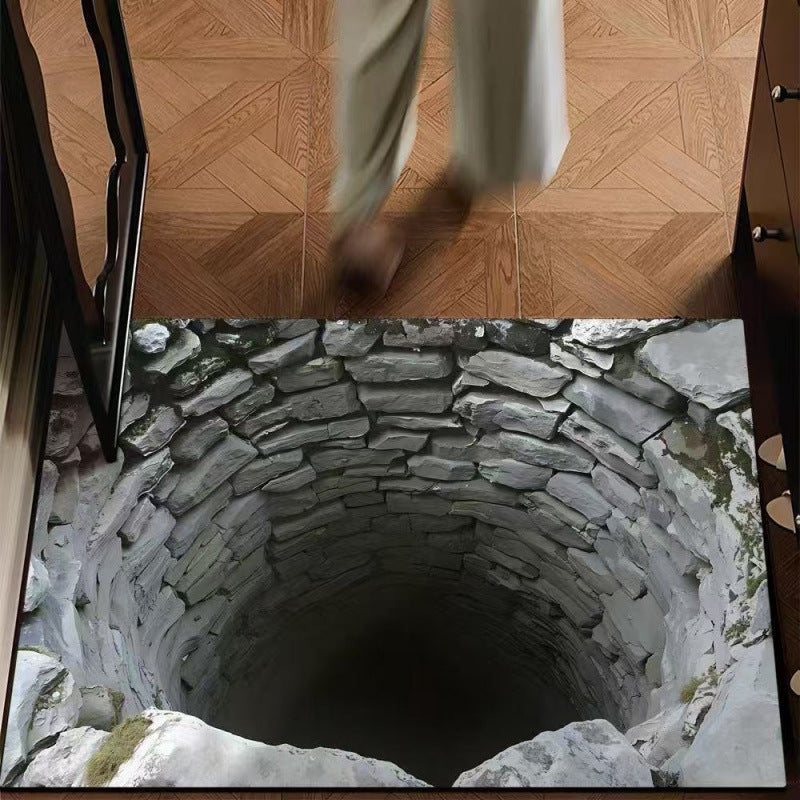 Badezimmermatte aus Kieselgur mit 3D-Muster