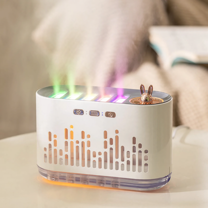 Ultraschall-Luftbefeuchter mit Aromatherapie und LED-Licht