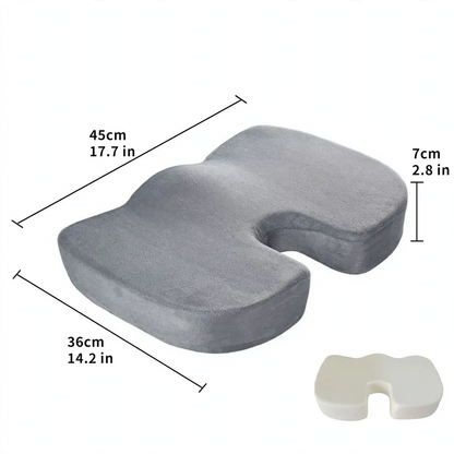 Gel-Sitzkissen mit Memory-Foam, 45×36×7 cm