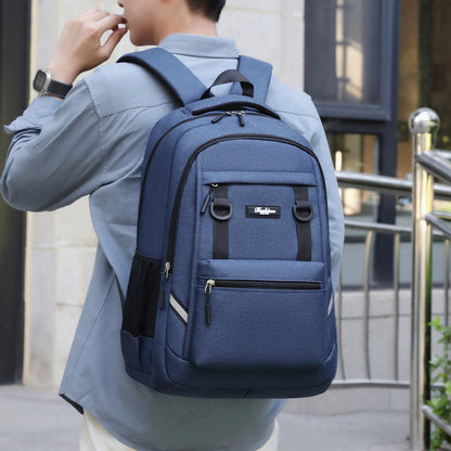 Rucksack groß aus Oxford-Stoff – 20–35 L, Fach für 16-Zoll-Laptop, mehrere Fächer, für Schule, Arbeit & Reisen