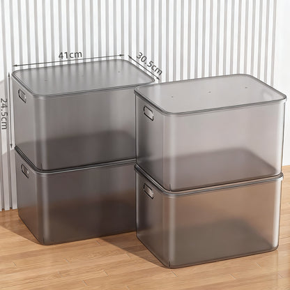 Transparente Aufbewahrungsbox aus Kunststoff