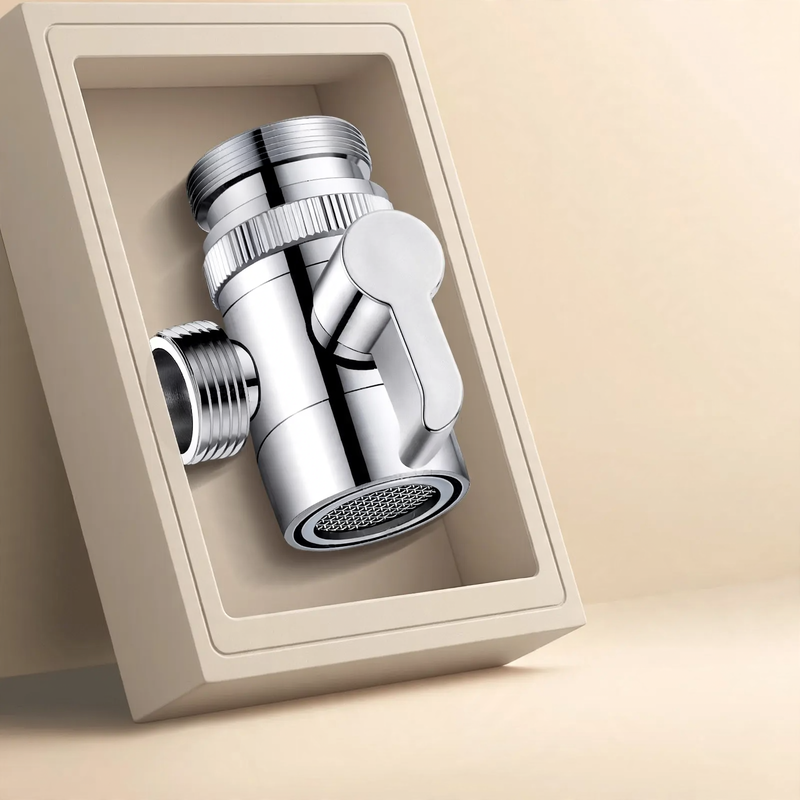 Universeller Wasserhahn-Adapter mit Umschalter