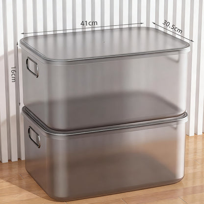 Transparente Aufbewahrungsbox aus Kunststoff