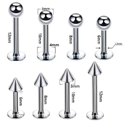 Titan-Piercingstab mit Innengewinde