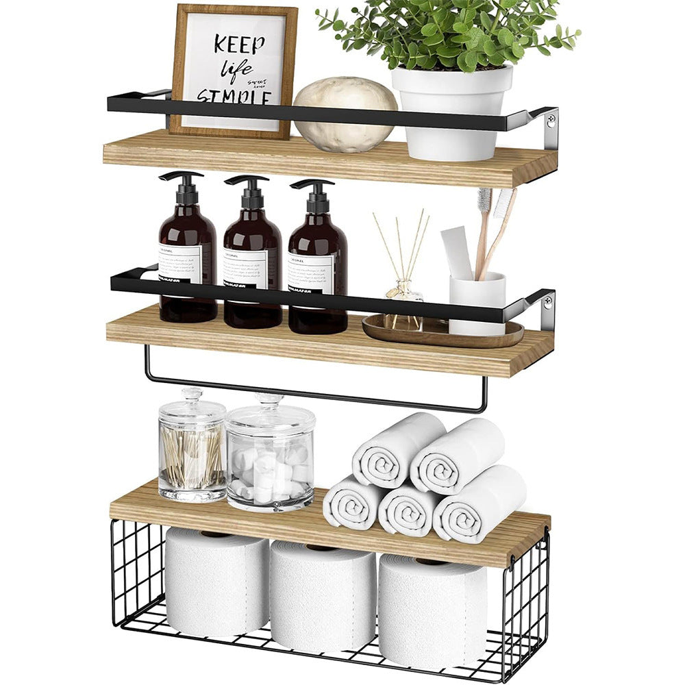 Holz-Wandregal, modernes Design, mehrschichtig