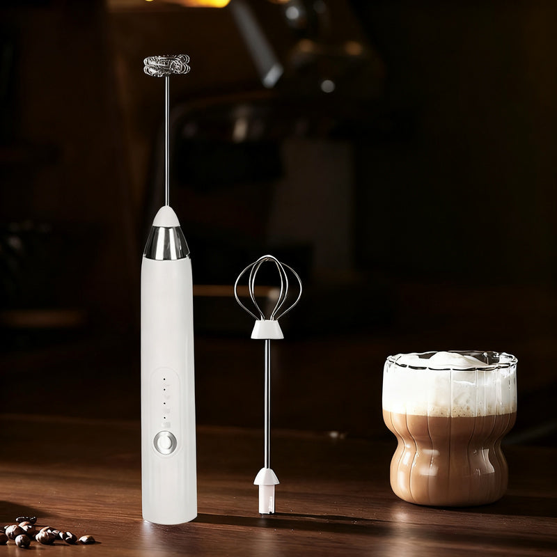 Elektrischer Milchaufschäumer, USB-C, mehrere Funktionen
