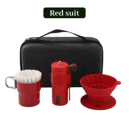 Handaufguss-Kaffee-Geschenkset, 14–15-teilig