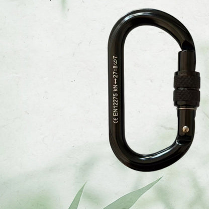 Stahlkarabiner für Klettern, 25 KN