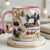 Keramik-Kaffeetasse mit Motiv, 301-400ml