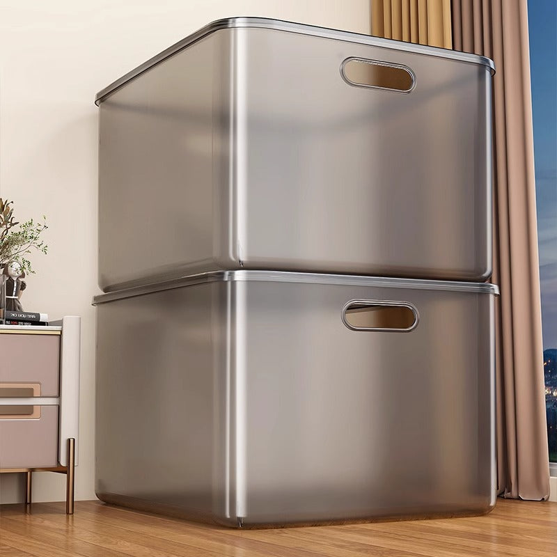 Transparente Aufbewahrungsbox aus Kunststoff