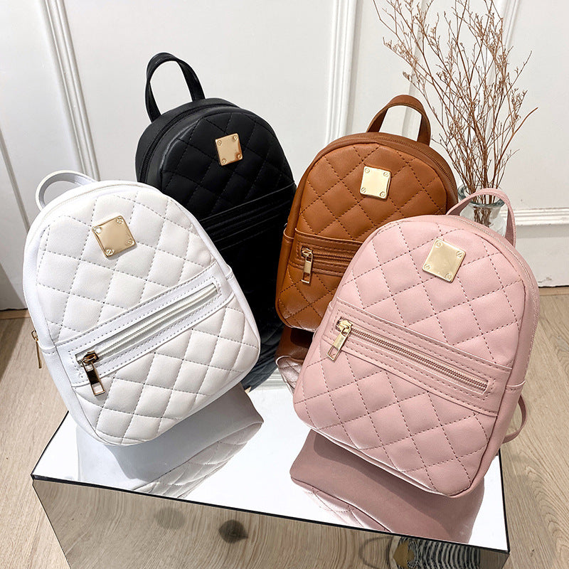 Stickerei-Rucksack für Damen, PU-Material