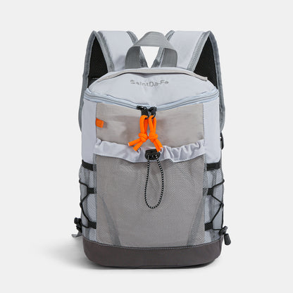 Damen-Rucksack, bis 20 L, Nylon, Patchwork-Design