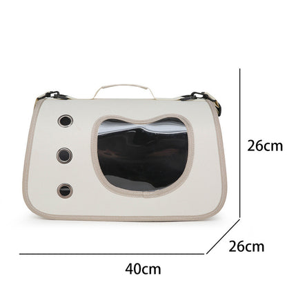 Transportrucksack für Hunde und Katzen, Leinwand
