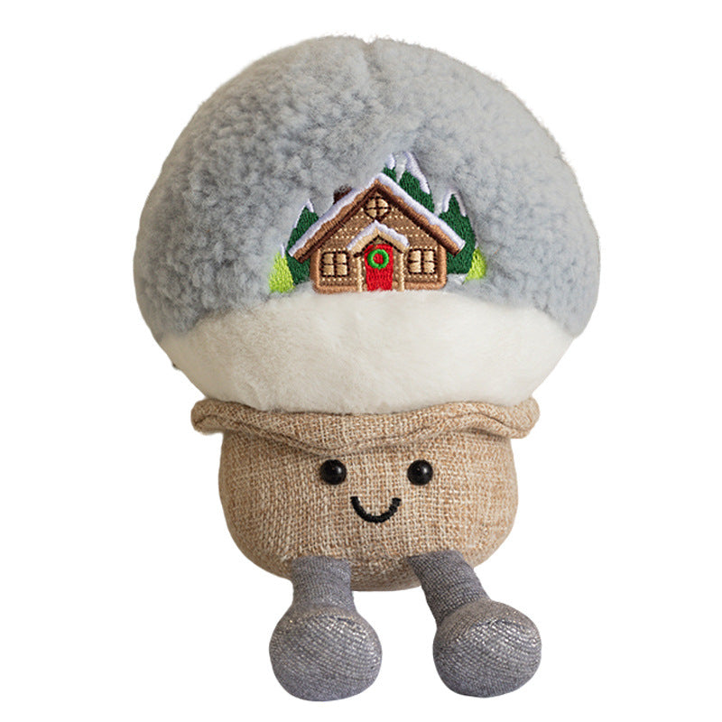 Weihnachts-Plüschtier, Weihnachtsbaum, Stern oder Schneeball
