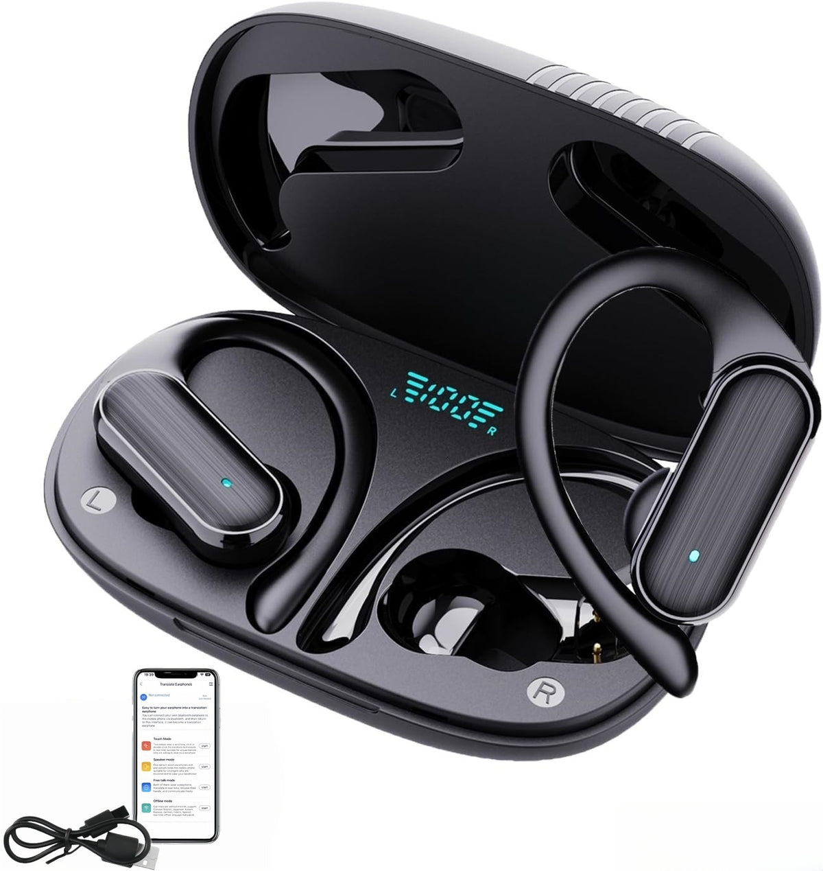 Bluetooth-Kopfhörer mit KI-Echtzeit-Übersetzung M8