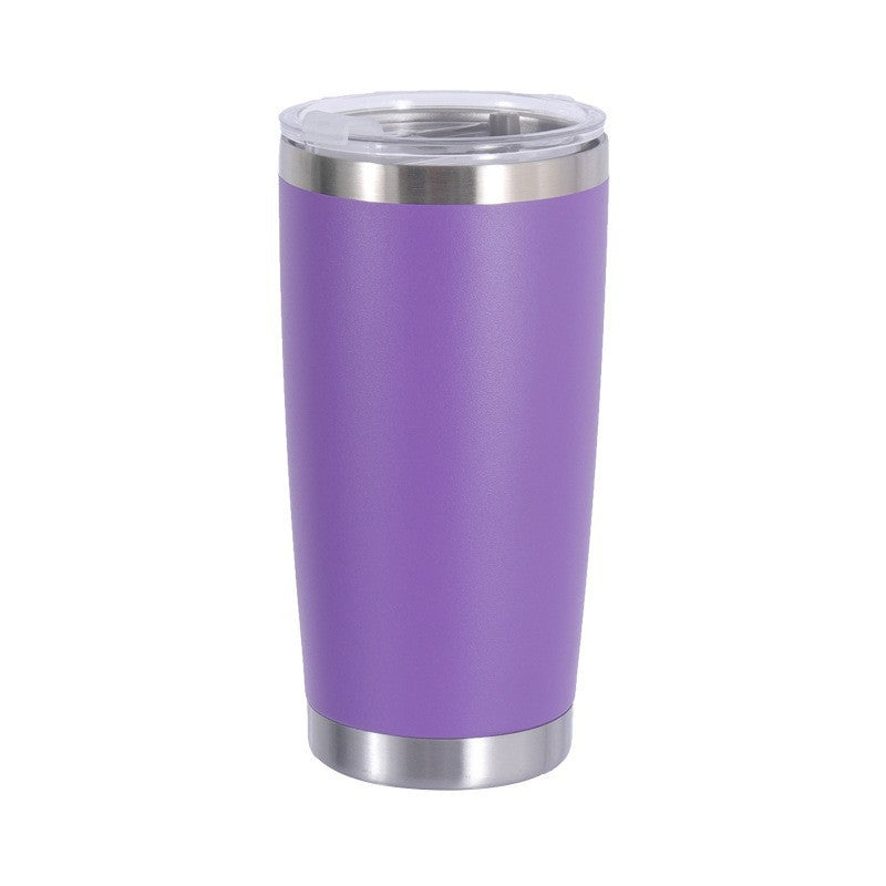 Isolierbecher aus Edelstahl, 20 oz, mit Drehverschluss