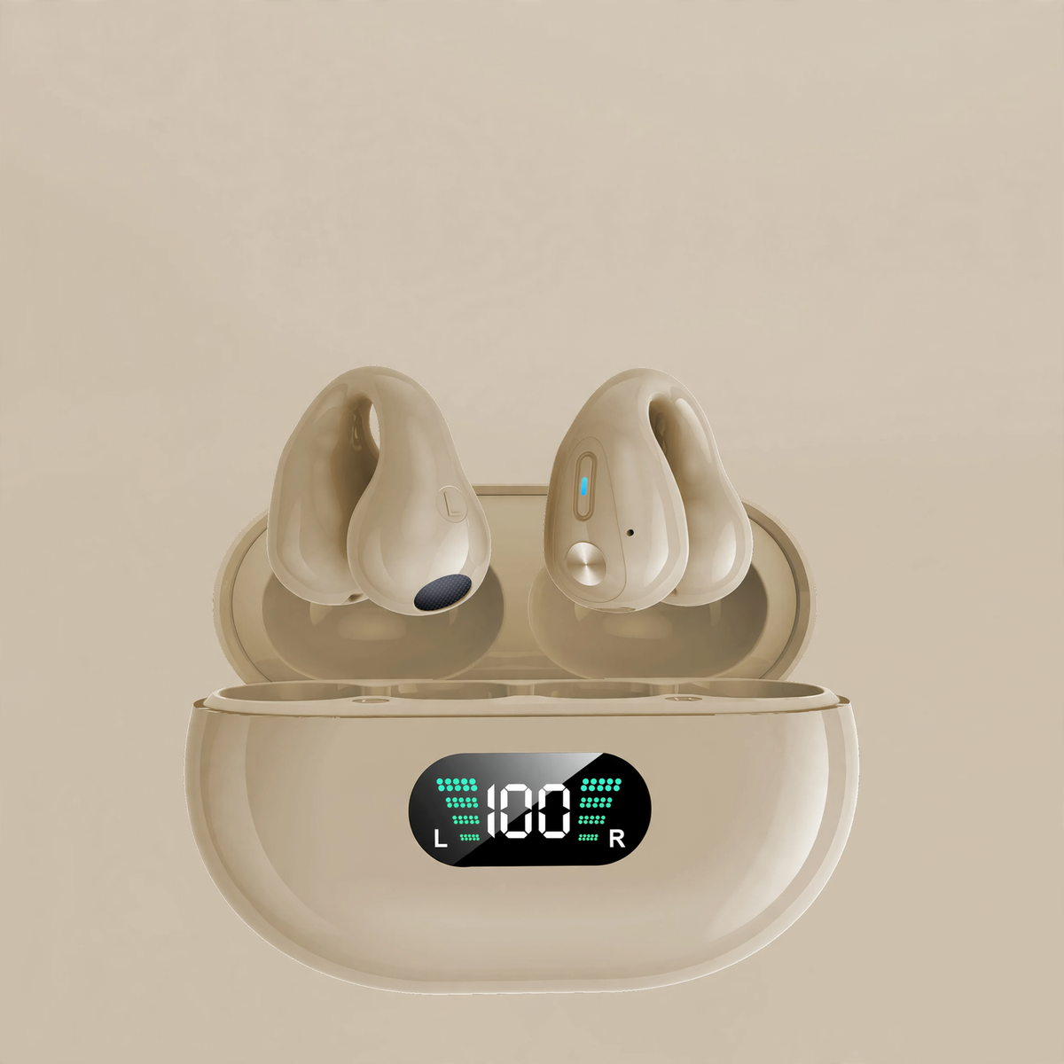 Knochenleitung-Ohrhörer, Clip-On, Bluetooth