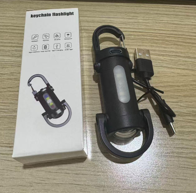 Mini-Taschenlampe mit Schlüsselanhänger, LED