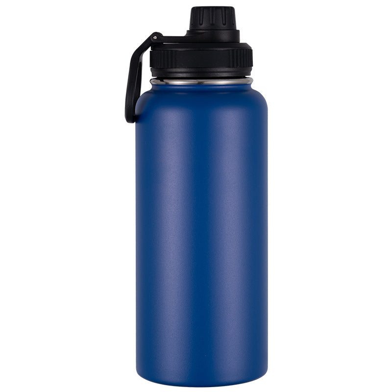 Isolierte Edelstahl-Trinkflasche mit Tragegriff