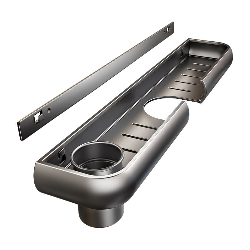 Badezimmer-Ablage für Waschbecken, 50 cm, Aluminium