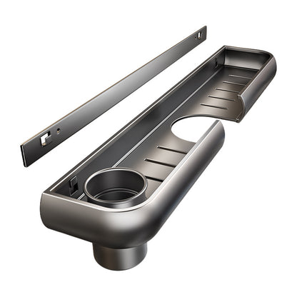 Badezimmer-Ablage für Waschbecken, 50 cm, Aluminium