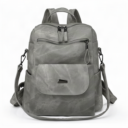 Damen-Rucksack aus PU, große Kapazität