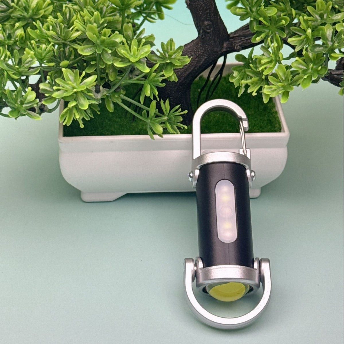 Mini-Taschenlampe mit Schlüsselanhänger, LED