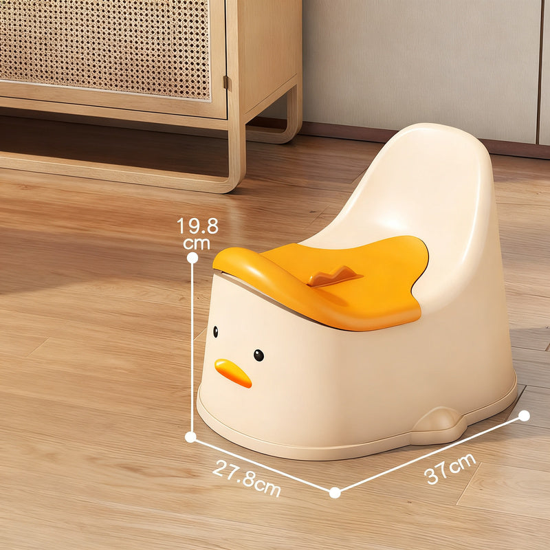Kindersitz mit Rückenlehne für die Toilette