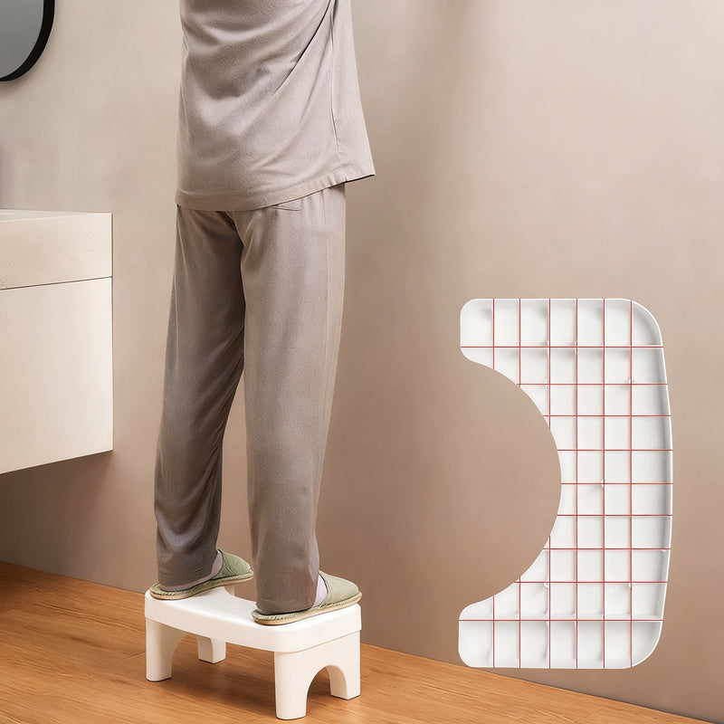 Toilettenhocker aus Kunststoff