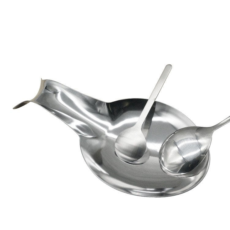 Edelstahl-Löffelablage, modern