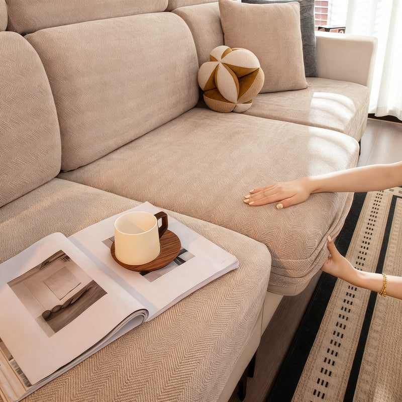 Sofaüberzug aus Chenille, universal passend