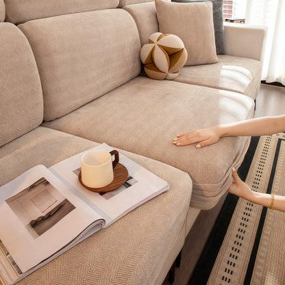 Sofaüberzug aus Chenille, universal passend