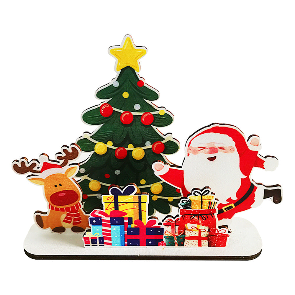 Holz-Weihnachtsfiguren zum Aufstellen