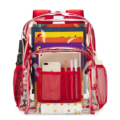 Transparenter PVC-Rucksack, wasserdicht, 20–35 L