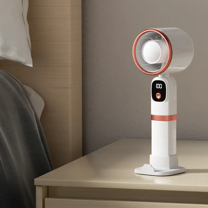 Tragbarer Handventilator mit integrierter Powerbank