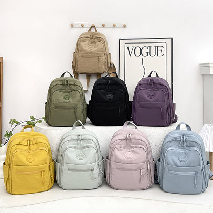 Damen-Rucksack, Nylon, große Kapazität