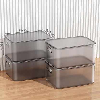 Transparente Aufbewahrungsbox aus Kunststoff