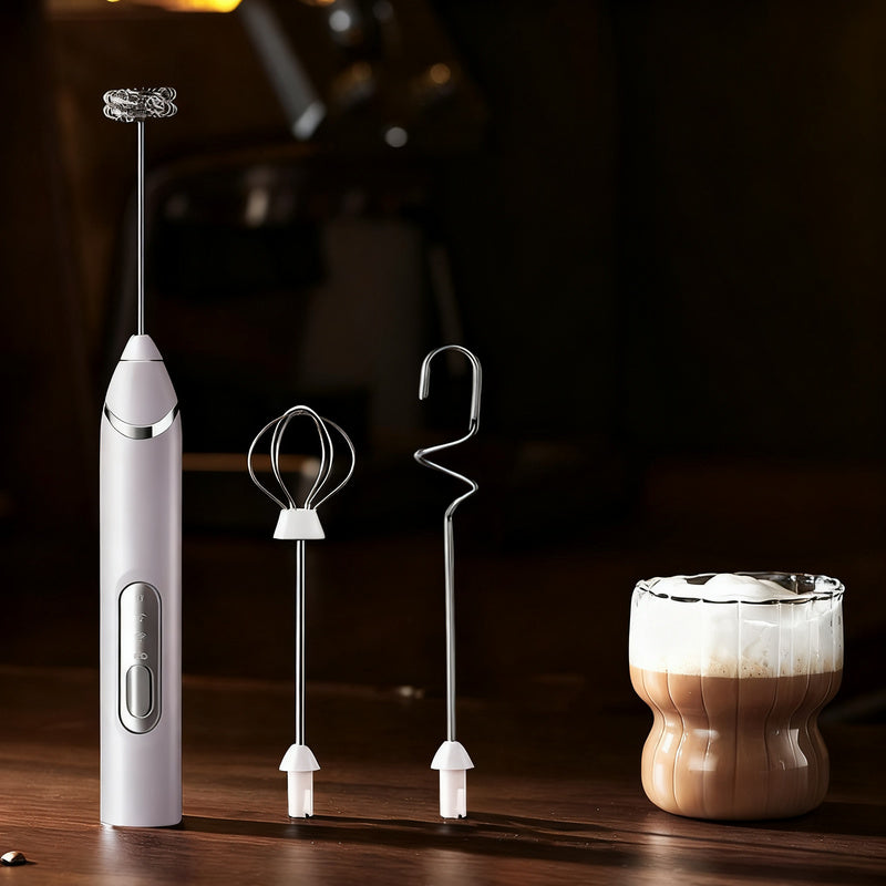 Elektrischer Milchaufschäumer, USB-C, mehrere Funktionen