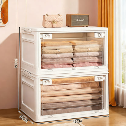 Transparente faltbare Aufbewahrungsbox mit Deckel