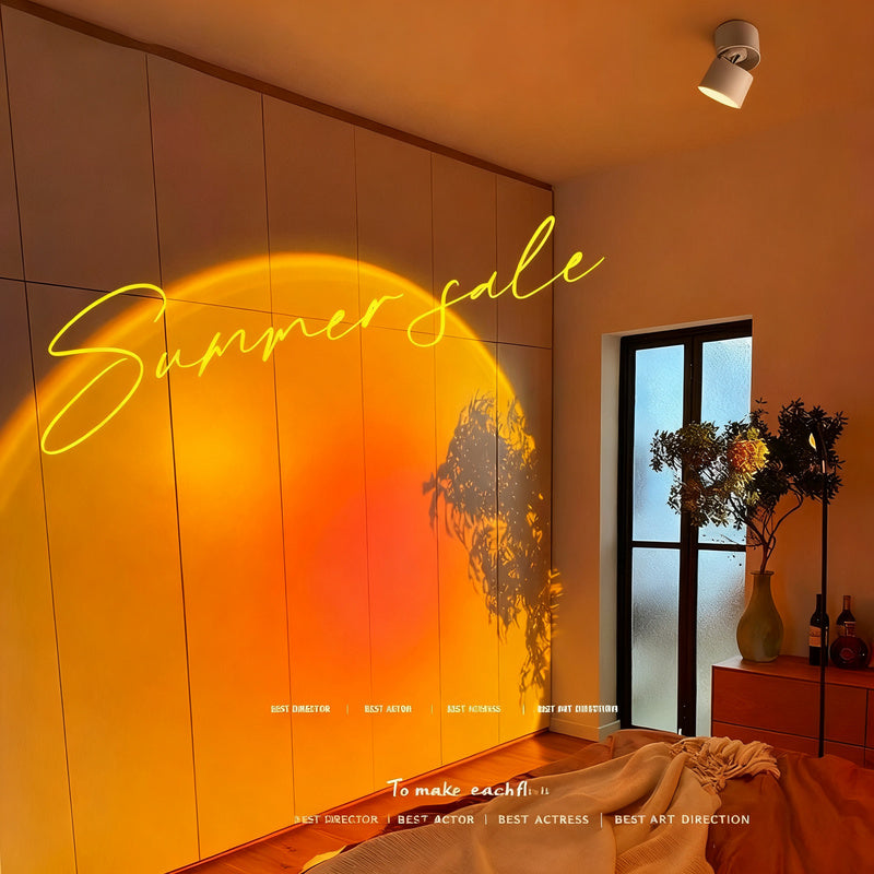 LED-Sunset-Strahler mit Farbwechsel