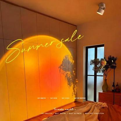 LED-Sunset-Strahler mit Farbwechsel